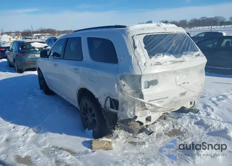 2021 Dodge Durango Gt Plus Awd z USA, uszkodzony, nr VIN 1C4RDJDG8MC576013